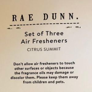 Rae Dunn Other - π Rae Dunn Blessed Citrus Air Freshener 3 Pack Rae Dunn Other - π Rae Dunn Blessed Citrus Air Freshener 3 Pack